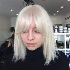 blonde bob hairstyle with bangs haarschnitt ideen blonde haare haare