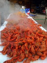 We Used To Eat Crawfish Just Like This Standing Around A Table Crawfish Boil Crawfish Louisiana Crawfish