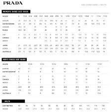 Hand Picked Wide Fitting Shoe Size Chart Prada Clothes Size