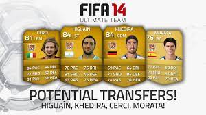 Potentially barca's next superstar, fati had a potential of 90 ovr on fifa 20. Potential Summer Transfers Higuain Khedira Cerci Morata Fifa 14 Ultimate Team Youtube