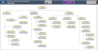 Automatic Organizational Chart Generator Advanced Version