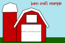 Beautiful classic and rustic old. Printable Barn Craft Barn Crafts Farm Activities Farm Preschool