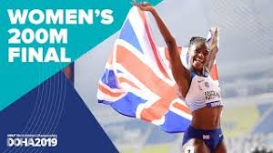 Trials in 21.61, breaking allyson felix's meet record and moving to no. Women S 200m Final World Athletics Championships Doha 2019 Youtube