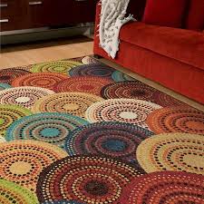 Better homes & gardens grey/tan tufted abstract indoor living room area rug, 30 x 46 walmart. Better Homes And Gardens Bright Dotted Circles Area Rug Or Runner Walmart Com Area Rugs Cheap Area Rugs Rugs