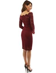 Comparez et achetez des robes en dentelle pas cher sur shopalike. Pattyboutik Femmes Robe Midi A Manches Longues En Dentelle Florale