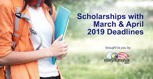 Get latest news about jpa scholarship here. Scholarships With March Amp April 2019 Deadlines Studymalaysia Com