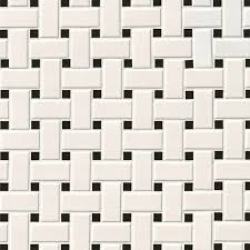 How to install marble basketweave floor tile. White And Black Dot Basketweave Tile Matte Finish Porcelain Mosaic Tile Kitchen Backsplash Bathroom Floor