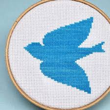 Small Flying Bird Cross Stitch Pattern Pin By Joss Dronne On Baby Shower Cross Stitch Patterns Cross Stitch Silhouette Cross Stitch Bird