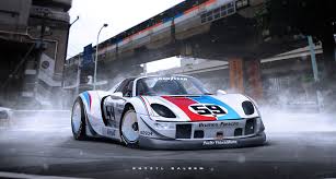Bburago 1:24 porsche 911 rsr sports car static die cast vehicles collectible model car toys. Porsche 918 Spyder Rendered With Rwb Bodykit Gtspirit