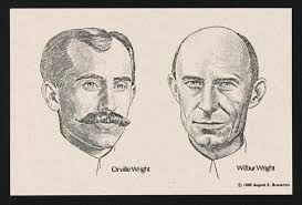 Orville and Wilbur Wright Postcard]