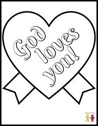 It is his divine will that young people come to faith in jesus christ and find salvation through the gospel and the work of the holy spirit to bring them to faith. Christian Valentines Day Coloring Pages About Love 100 Free
