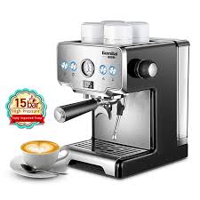Gemilai Mesin Kopi Semi Automatic Espresso 15 Bar Italian Coffee Machine 1 7 Liter Crm3605 Silver Black Jakartanotebook Com