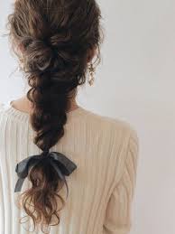 Loose Fishtail Braid Aveda Ibw Hairstyle Curly Hair Styles Hair Looks