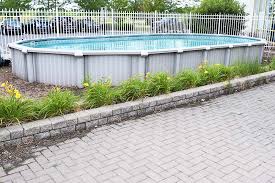 Cost to add an above ground pool 54 Oasis Pool Semi Inground Pools The Great Escape