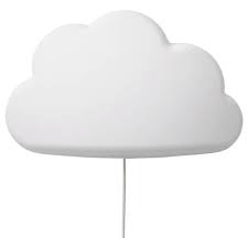 upplyst led wall lamp, cloud white ikea
