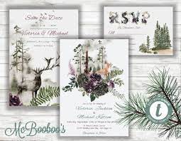 Into The Wild Forest Wedding Invitation Template Printable Invite Rsvp And Save The Date In Forest Wedding Invitations Forest Invitation Wedding Invitations