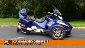 Used 2011 Can Am Spyder Rt S 3 Wheel Motorcycle For Sale Youtube