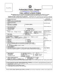 Scholarships for singapore student visa is easy to the get for this sites. Fillable Online Ambasciata D 39 Italia Singapore Visa Application Rmg Travel Fax Email Print Pdffiller