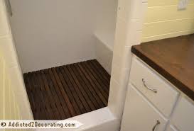 Diy Removable Cedar Shower Floor Mat Addicted 2 Decorating Shower Floor Shower Floor Mat Teak Shower Floor