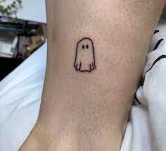 Https I Redd It 0cymqym11rj41 Jpg Stick Poke Tattoo Ghost Tattoo Stick N Poke Tattoo