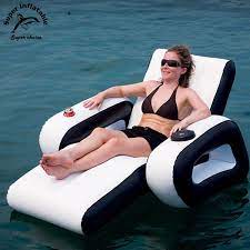 Even the most modest pool can look impressive with a couple of modern pool lounge chairs by its side. China Customized Logo Printing Luxury Inflatable Lounge Chair Deluxe Pvc Inflatable Floating Pool Lounge Chairs China Inflatable Lounger And Inflatable Lounge Chair Price