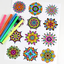 The spruce / wenjia tang take a break and have some fun with this collection of free, printable co. Mandala Coloring Pages Dabbles Babbles