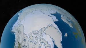 Arrows show the path of warm, fresh pacific water and warm, salty atlantic water into the region. Svs Arctic Sea Ice Maximum 2020
