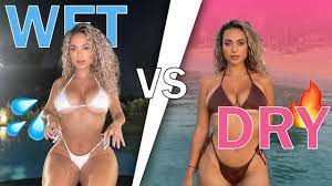 WET vs Dry *SEXY* Bikini Try On Haul in Bali 🔥 || Toni Camille - YouTube