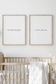 My Darling Girl Print Girl Nursery Print Set Boho Nursery Etsy Baby Girl Nursery Wall Art Girl Nursery Room Baby Girl Nursery Decor