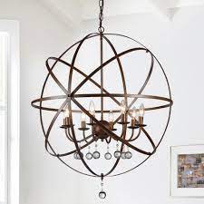 Crafted of metalul approved for covered outdoor locations. Jossie 8 Light Crystal 30 Inch Bronze Finish Chandelier On Sale Overstock 11198207