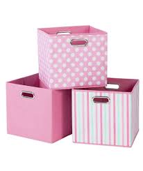 Pink Canvas Storage Boxes 3 Pack At Argos Your From Argos Pink Kitchen Accessories Bedroom Storage Boxes Canvas Storage Pink Kitchen