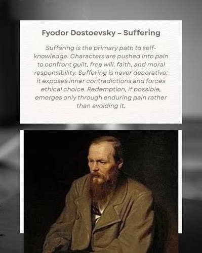 Literature is not comfort. Literature is confrontation. From Dostoevsky's  suffering to Kafka's futility, from Plath's desolation to Camus' absurdism,  great literature forces readers to sit with pain, loss, emptiness, and  mortality. Shakespeare