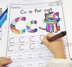 Learn the preschool alphabet with these fun alphabet activities for preschoolers and free printable preschool alphabet worksheets! Alphabet Worksheets 26 Letters From A To Z Practice Paper Preschool English Homework Workbook Kids Games Education Toys Children Aliexpress