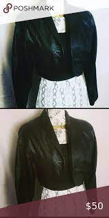 1980s Vintage Chia Leather Jacket Size Medium Leather Jacket Jackets 1980s Vintage