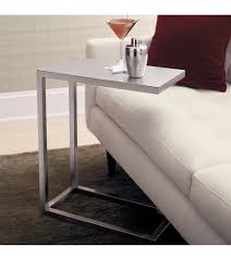 Used Crate Barrel Era Stainless Steel C Table For Sale In New York Coffee Table C Table Furniture