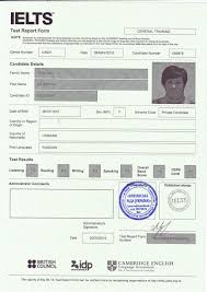 Ielts Certificate Pdf Ielts Certificates Online Exam