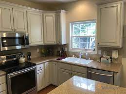 Painting cabinets is one of the best ways to redo an outdated kitchen without spending a lot of money. Agreeable Gray And Mega Greige 2 Cabinet Girls