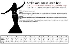 stella york size chart stella york wedding gowns size chart