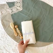 Gorgeous Baby Changing Mat Leaf Hand Crafted Comes In 3 Colors Waterproof And Portable Folds Into A Small Bund Changing Mat Baby Changing Mat Diaper Mat