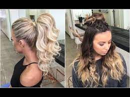 How To Big Ponytail With Seamless Clip In Extensions Youtube Hair Styles Professional Hairstyles Gorgeous Hair