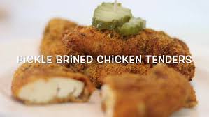 Salting and brining are the two best ways to achieve juicy, flavorful chicken. Pickle Brine Chicken Tenders No Bun Please