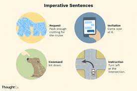 An imperative sentence typically begins with the base form of a verb and ends with a period or an exclamation point. Definition And Examples Of English Imperative Sentences