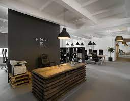Fill a wall with floating shelves. 55 Inspirational Office Receptions Lobbies And Entryways Office Snapshots