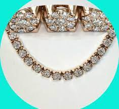 Maybe you would like to learn more about one of these? Marchello The Jeweler Diamond 14 9c Round Brilliant Cluster Link Necklace 14k Rg Ebay