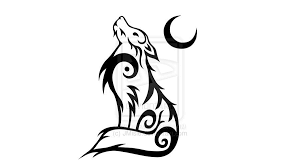 Wolf Tribal 2 By Jmisle D51etkj Jpg 900 506 Wolf And Moon Tattoo Moon Tattoo Celtic Wolf Tattoo