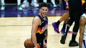 Jun 21, 2021 · the 2021 nba conference finals are here, and hats, shirts and more gear are selling fast for the atlanta hawks and milwaukee bucks in the eastern conference, and phoenix suns and la clippers in. Nba Playoffs Devin Booker S Huge Night Leads Phoenix Suns To Game One Win Over La Clippers Cnn