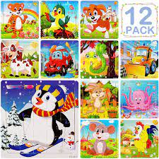 Learn how to do it yourself. Amazon Com 12 Pack Wooden Jigsaw Puzzles For Kids Age 3 6 Year Old Animals Preschool Puzzles For Toddler Children Learning Educational Puzzle Toys For Boys And Girls Toys Games