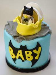 Batman Baby Shower Cake Hand Modeled Baby Batman And Mozes Basket Batman Baby Shower Superhero Baby Shower Baby Shower Cakes
