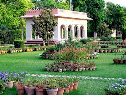 Fairy garden miniature pavilion and bridge, miniature gardening, terrarium accessories. Pavilion In Mughal Garden Lawrence Gardens Mapio Net