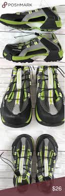 Quechua Arpenaz 700 Youth Sandal Shoe Water Walk Quechua Arpenaz 700 Sandals Youth Size 4 5 Or Women S 6 6 5 Green Gray And Black Shoes Sandals Shoes Sandals